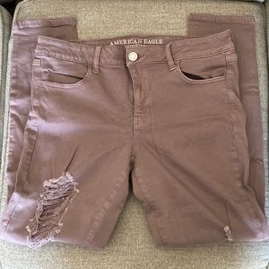 American Eagle Ripped Jeans.